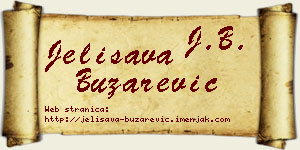 Jelisava Buzarević vizit kartica